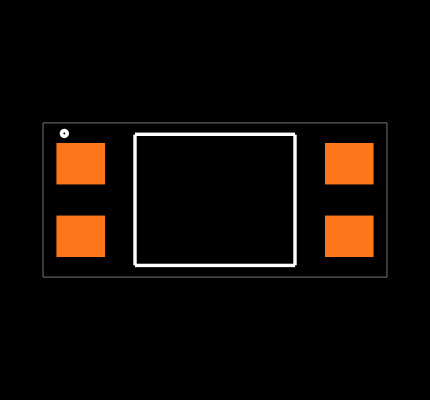 SFH615A-2X017 Footprint
