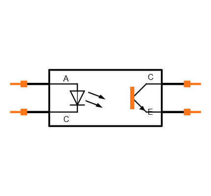 SFH615A-2X017 Symbol