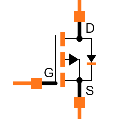 SI2323CDS-T1-GE3 Symbol