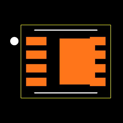SIS443DN-T1-GE3 Footprint