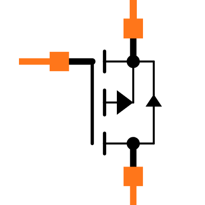 SIS443DN-T1-GE3 Symbol