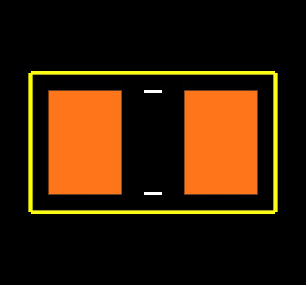 TNPW0805106KBETA Footprint