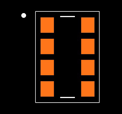 VCNL40302X01-GS08 Footprint