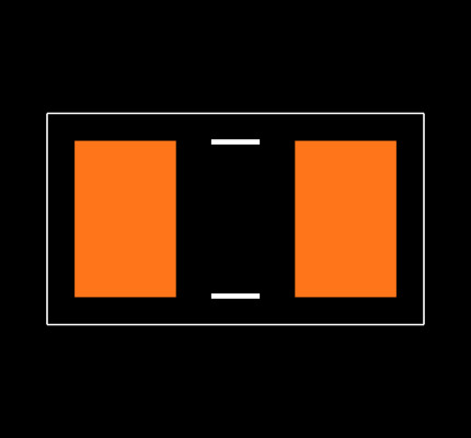 CRCW08051K00FKTC Footprint
