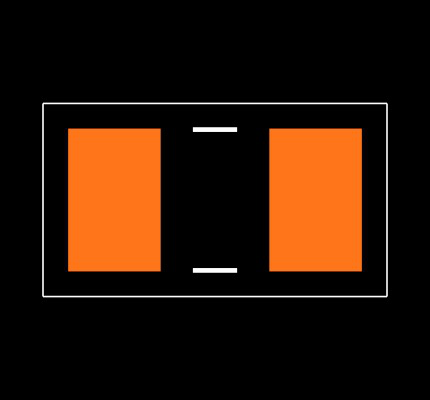 CRCW08051M87FKEA Footprint