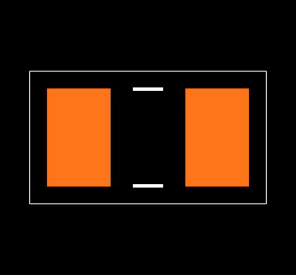 CRCW08051R82FKEA Footprint