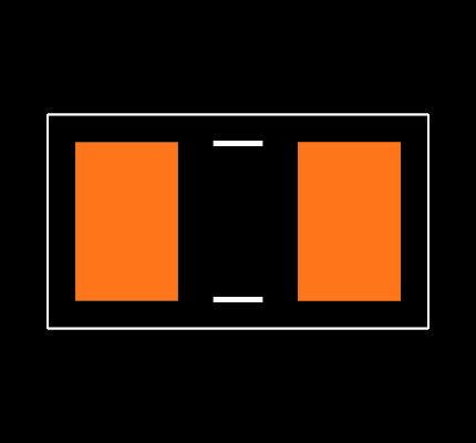 CRCW08052M74FKTC Footprint