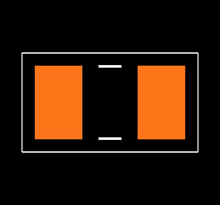 CRCW080530R0FKEA Footprint