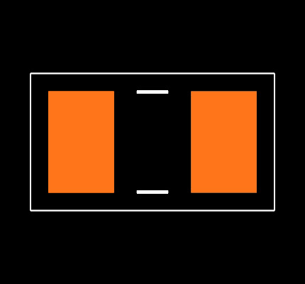 CRCW08054K70JNEB Footprint