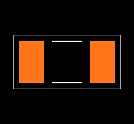 CRCW12064K99FKTA Footprint
