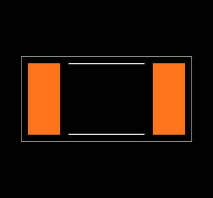 CRCW20107K50FKEF Footprint