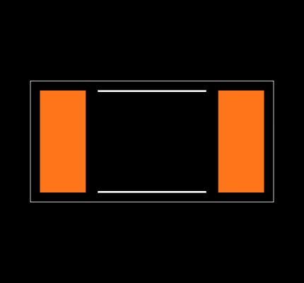CRCW20108K66FKEF Footprint
