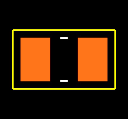 TNPW080525K5BEEA Footprint