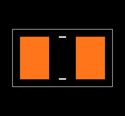 TNPW08052K61BEEN Footprint