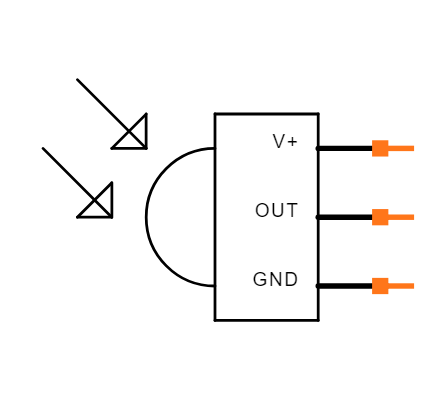 TSOP4836 Symbol