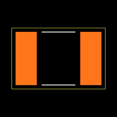 VJ1812A910JBCAT4X Footprint