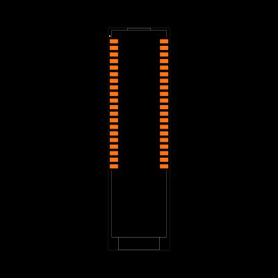 W55RP20-EVB-PICO Footprint