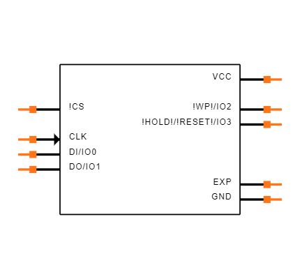 W25Q16JVUXIQ TR Symbol