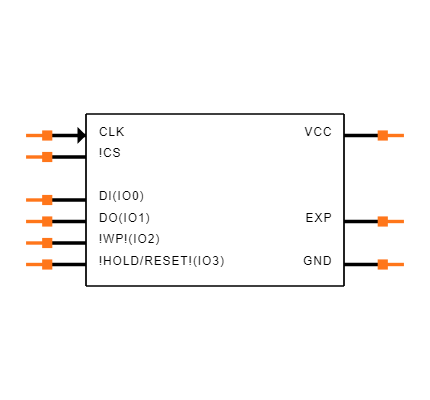 W25Q32BVZPIG Symbol
