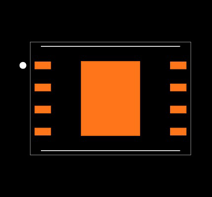 W25Q512NWEIM Footprint