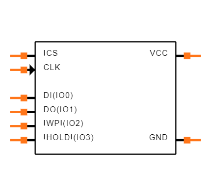 W25Q64FWZPIG TR Symbol