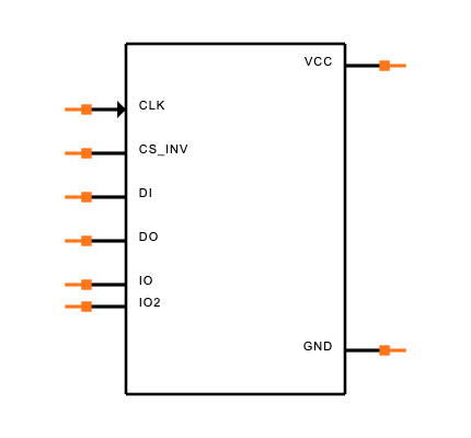 W25Q128JVSIQ TR Symbol