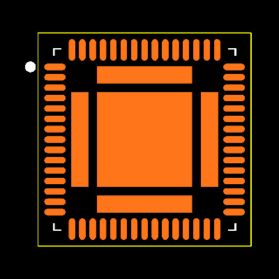 XU316-1024-QF60A-C24 Footprint