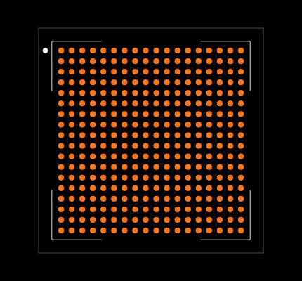 XA7A50T-1CSG325Q Footprint