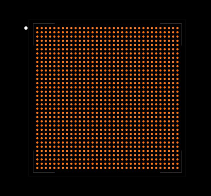 XCZU7EV-L2FFVC1156E Footprint