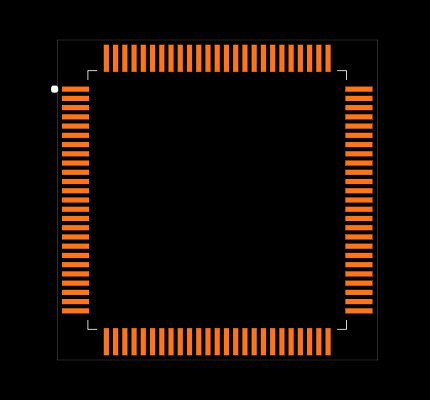 XC2C256-7VQ100C Footprint