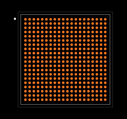 XC7Z010-1CLG400C Footprint