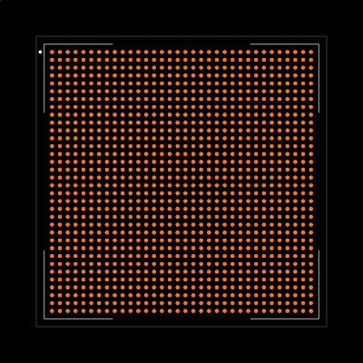 XCKU060-2FFVA1156I Footprint
