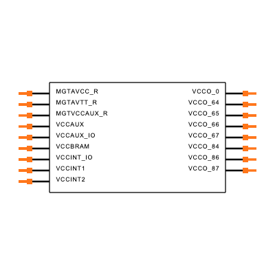 XCKU5P-2FFVB676I Symbol