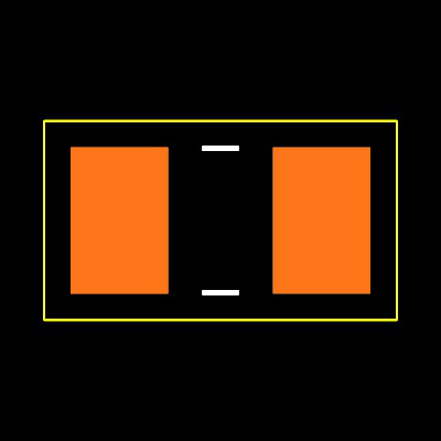 AA0805FR-071M87L Footprint