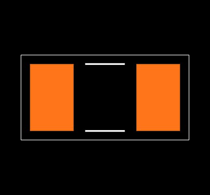 PE1206DRF070R01L Footprint