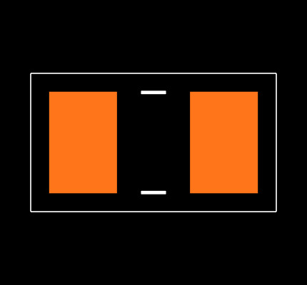 RT0805FRE074K64L Footprint
