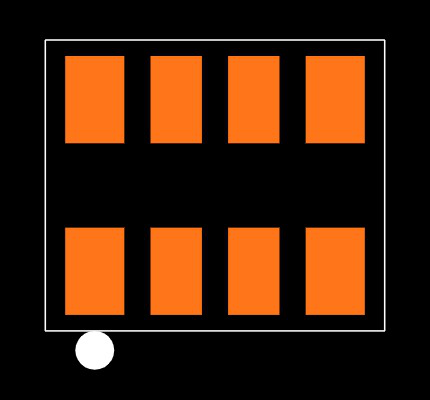 YC164-FR-071RL Footprint