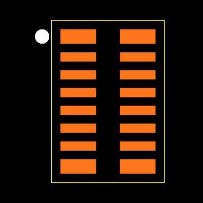 YC248-FR-0756RL Footprint