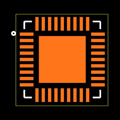 AS3435-EQFP Footprint