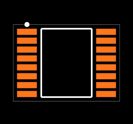 AS3932-BTST Footprint