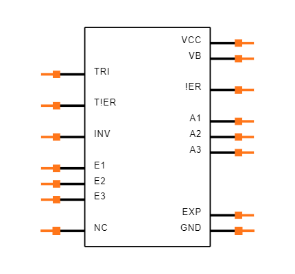 IC-WE TSSOP20 Symbol