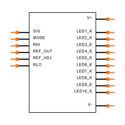 LM3915N-1 Symbol