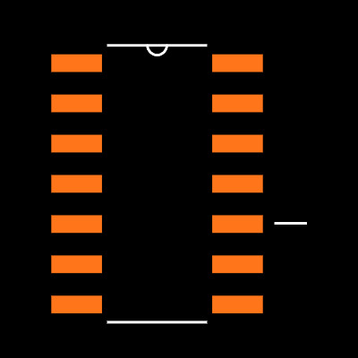 74ACT00SC Footprint