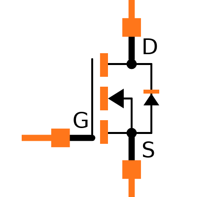 FDN327N Symbol