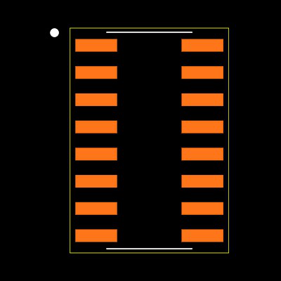 MC74HC595ADG Footprint