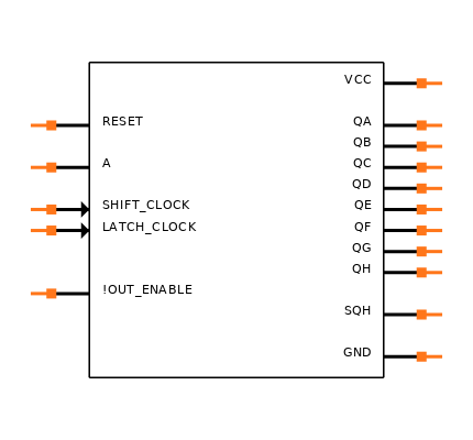 MC74HCT595ADTR2G Symbol