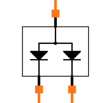MMBD4148CA Symbol