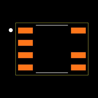 NCP12400BBBBB2DR2G Footprint