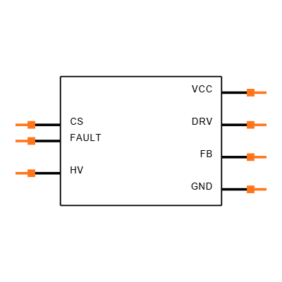 NCP12400BBBBB2DR2G Symbol