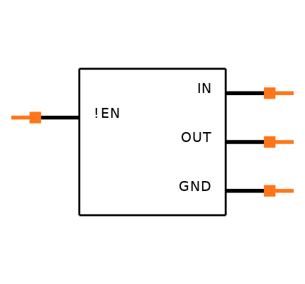 NCP398FCCT1G Symbol